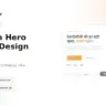 NovaBriefly style fast and responsive premium hero section design preview for WordPress blogs with live ticker and floating cards.